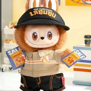 Popmart Labubu Wacky Mart Manager Plush Pendant